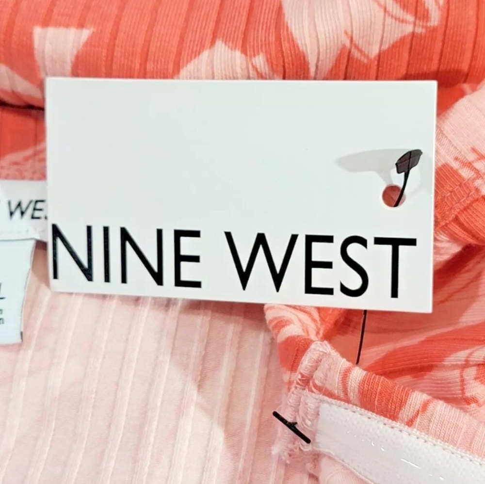 Nine West Women's XXL Pink Floral Halter Maxi Dress Beach Summer Mexico Vacation - Picture 11 of 13